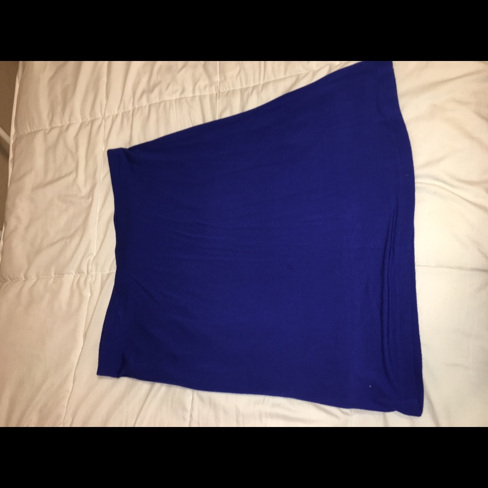 Blue skirt